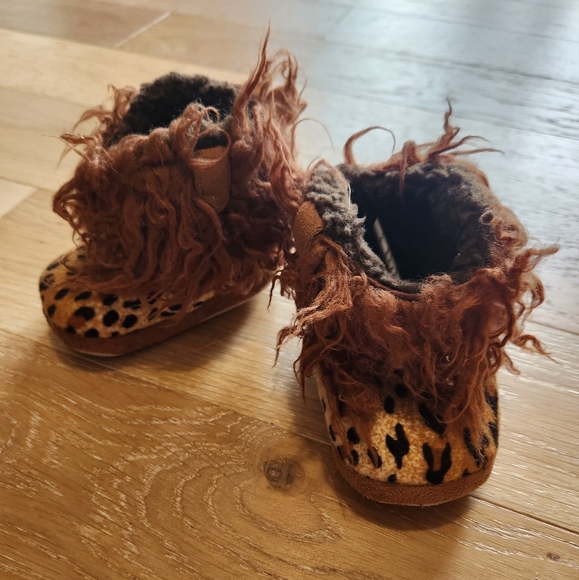 COWBOY KICKERS | leopard print soft soled cowboy boots - Picture 1 of 7